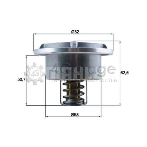 MAHLE THD686 Термостат охлаждающая жидкость