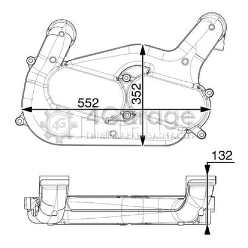 MAHLE CI251000P Интеркулер BEHR *** PREMIUM LINE ***