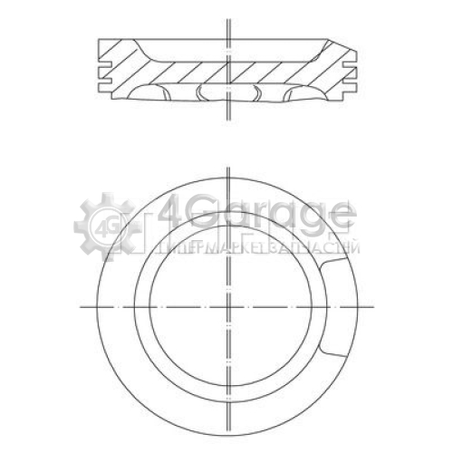 MAHLE 0330400 Поршень