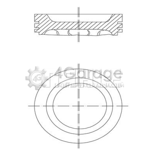 MAHLE 0303400 Поршень