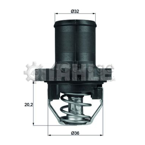 MAHLE TI4789 Термостат охлаждающая жидкость