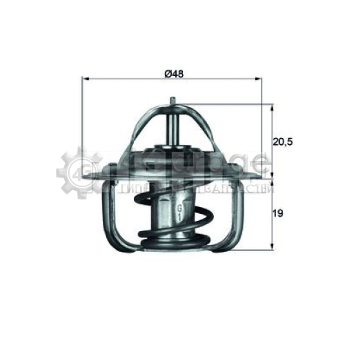 MAHLE TX192D Термостат охлаждающая жидкость