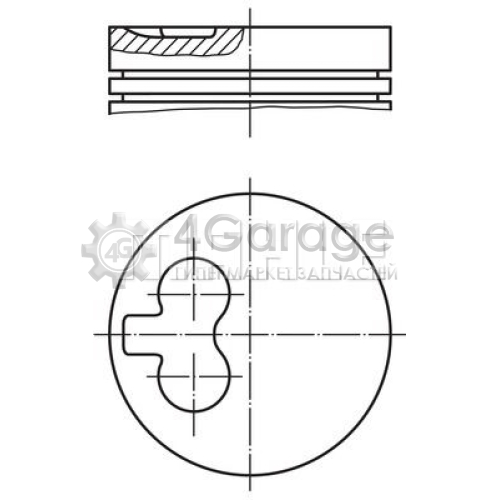 MAHLE 0392401 Поршень