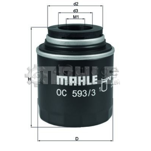 MAHLE OC5933 Масляный фильтр