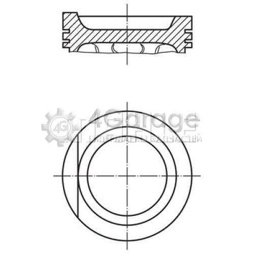 MAHLE 0347802 Поршень в Красноярске
