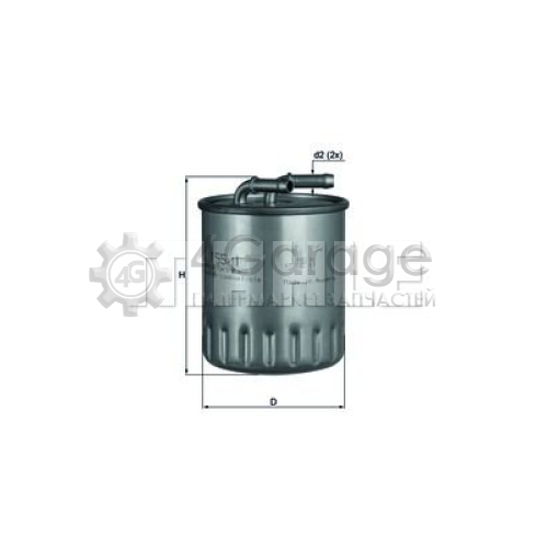 MAHLE KL1551 Топливный фильтр