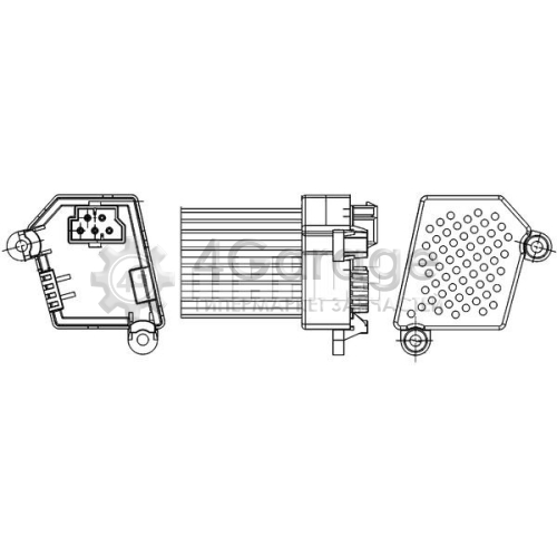 MAHLE ABR33000S Регулятор вентилятор салона