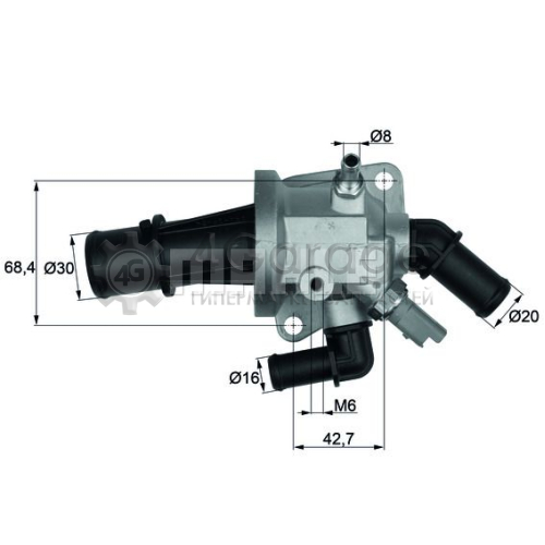 MAHLE TI15388 Термостат охлаждающая жидкость