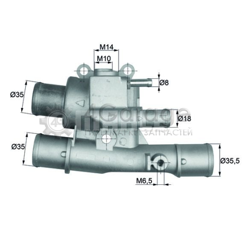 MAHLE TI12488 Термостат охлаждающая жидкость