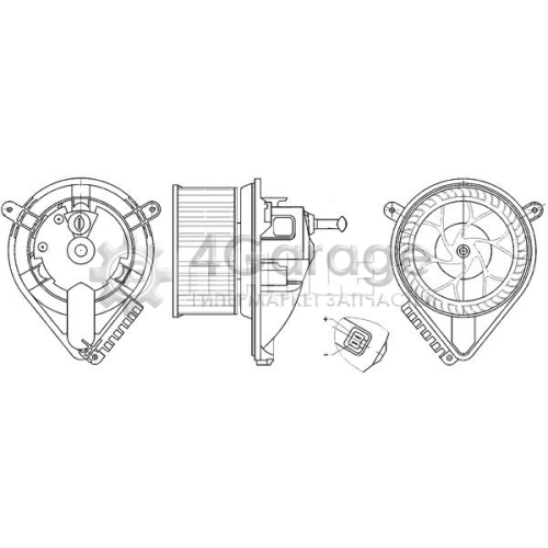 MAHLE AB271000S Вентилятор салона