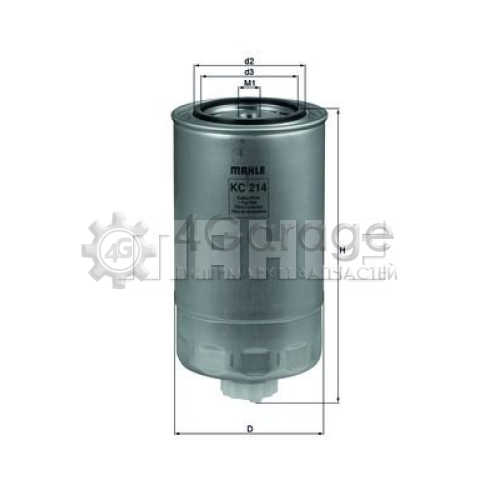 Топливный фильтр MAHLE KC214 в Москве