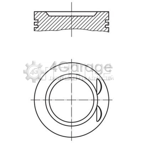 MAHLE 0117301 Поршень