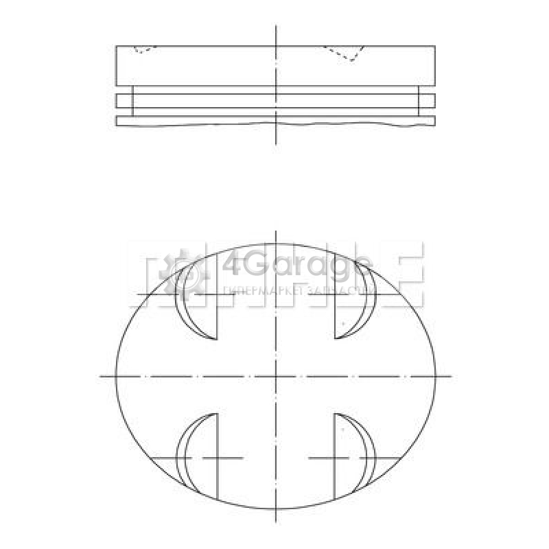 024 000. 005 24 00 MAHLE. 272-05 Поршень. KNECHT 0052400. Поршень KNECHT/MAHLE 039 65 00.