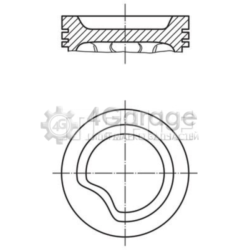 MAHLE 0110612 Поршень