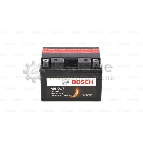 BOSCH 0092M60170 Стартерная аккумуляторная батарея M6