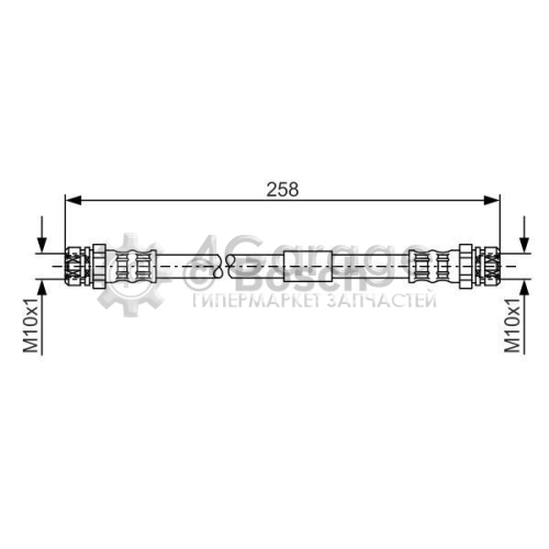 BOSCH 1987481369 Тормозной шланг