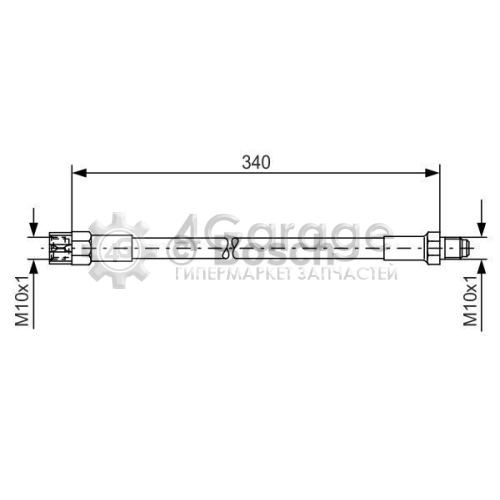 BOSCH 1987476129 Тормозной шланг