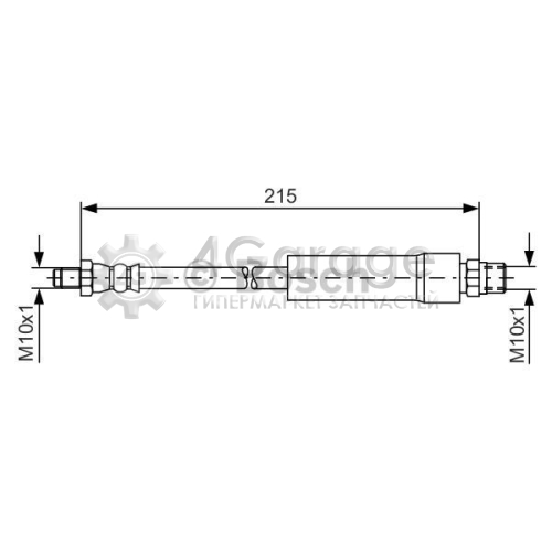 BOSCH 1987476142 Тормозной шланг