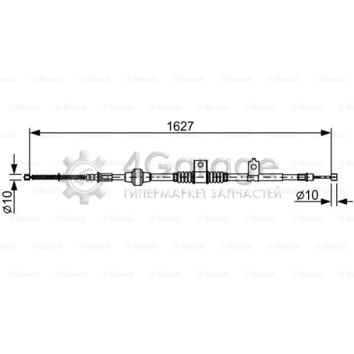 BOSCH 1987482518 Тросик cтояночный тормоз