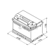 BOSCH 0092S40070 Стартерная аккумуляторная батарея S4 в Красноярске
