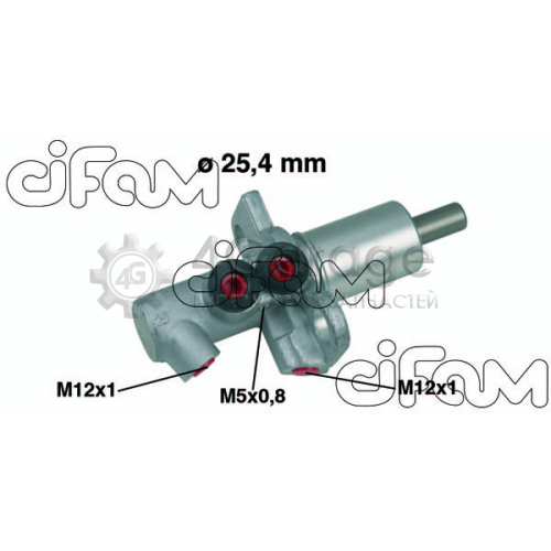 CIFAM 202458 Главный тормозной цилиндр