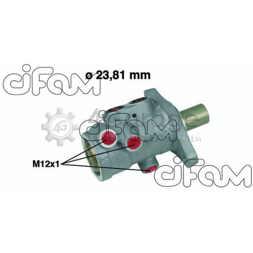 CIFAM 202556 Главный тормозной цилиндр
