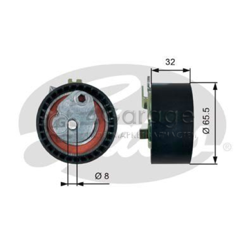 GATES T43238 Натяжной ролик ремень ГРМ PowerGrip® в Красноярске