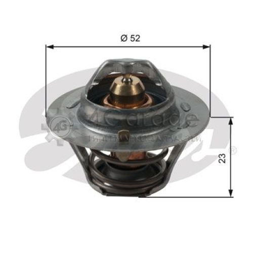 GATES TH14088G1 Термостат охлаждающая жидкость в Красноярске