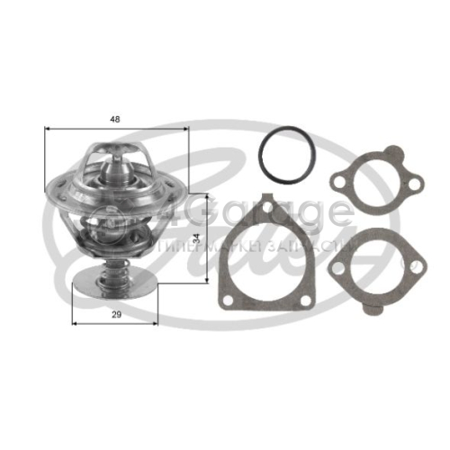 GATES TH39082G1 Термостат охлаждающая жидкость