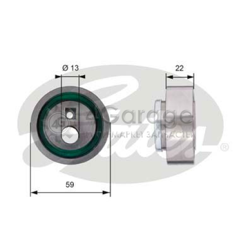 Натяжной ролик ремень ГРМ PowerGrip® GATES T41129 в Москве