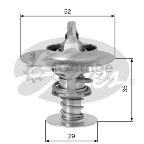 GATES TH03382G1 Термостат охлаждающая жидкость
