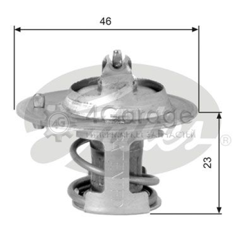 GATES TH06691G1 Термостат охлаждающая жидкость