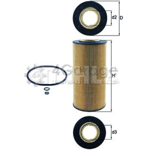 Масляный фильтр KNECHT OX1231D в Ростове-на-Дону
