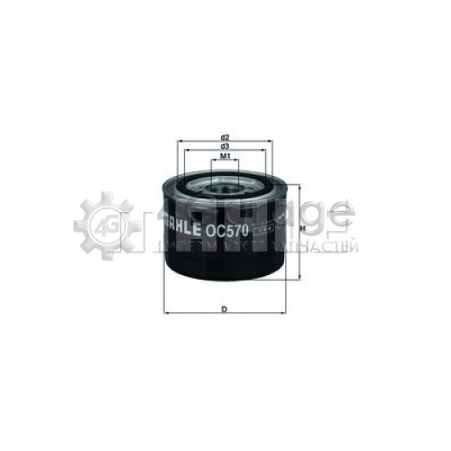 KNECHT OC570 Масляный фильтр в Красноярске