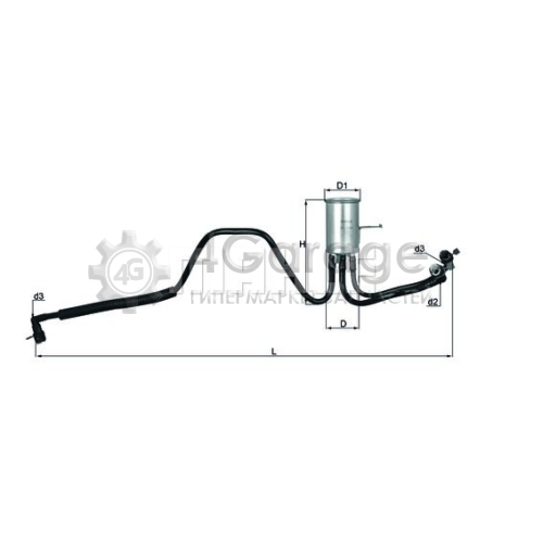 KNECHT KL544 Топливный фильтр