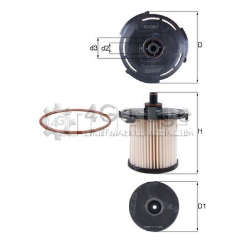 Топливный фильтр KNECHT KX387D в Нижнем Новгороде