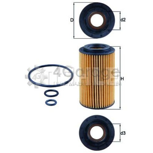Масляный фильтр KNECHT OX1537D2 в Нижнем Новгороде