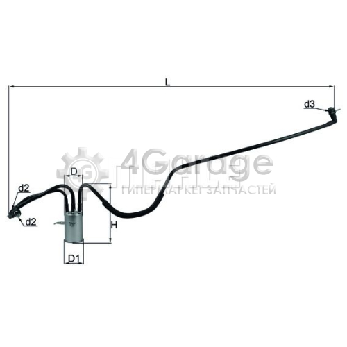 KNECHT KL553 Топливный фильтр