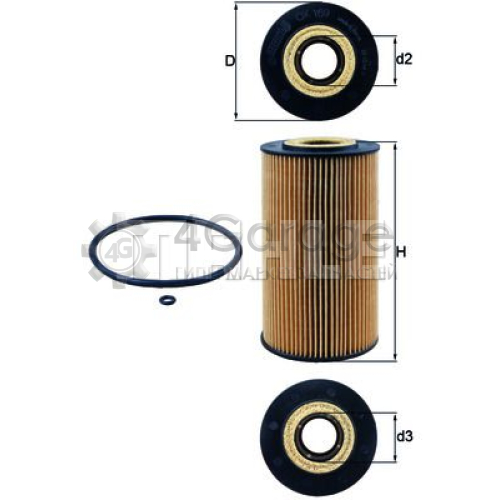 KNECHT OX169D Масляный фильтр