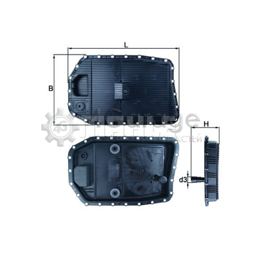 KNECHT HX154 Масляный поддон автоматическая коробка передач