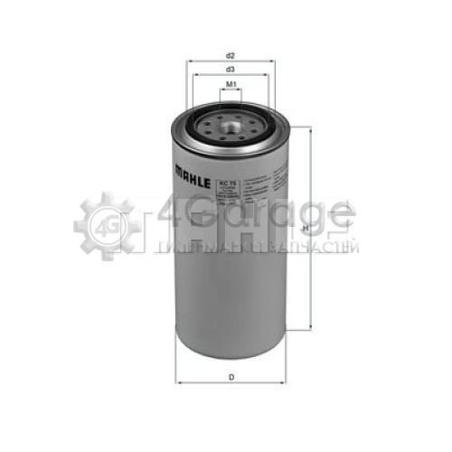 Топливный фильтр KNECHT KC75 в Ростове-на-Дону