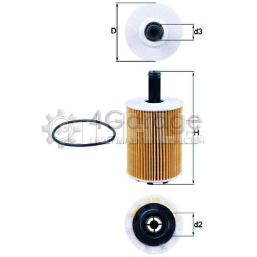 Масляный фильтр KNECHT OX188D в Нижнем Новгороде