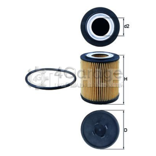 Масляный фильтр KNECHT OX182D в Нижнем Новгороде