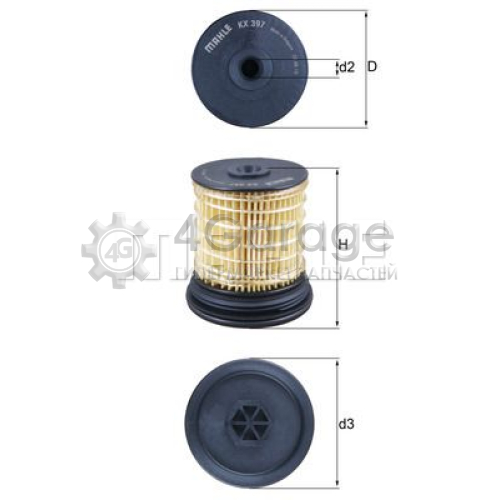 Топливный фильтр KNECHT KX397 в Ростове-на-Дону