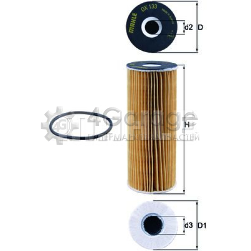 KNECHT OX133D Масляный фильтр в Красноярске