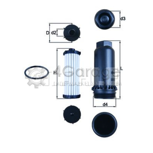 KNECHT HX151KIT Гидрофильтр автоматическая коробка передач