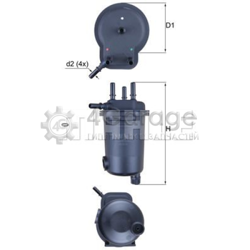 Топливный фильтр KNECHT KL600D в Ростове-на-Дону