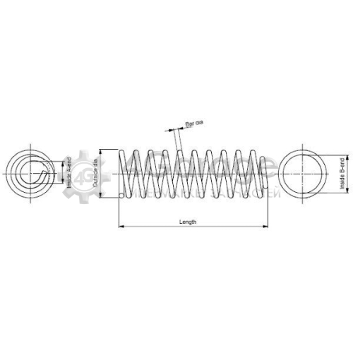 MONROE SP2411 Пружина ходовой части MONROE OESpectrum SPRINGS