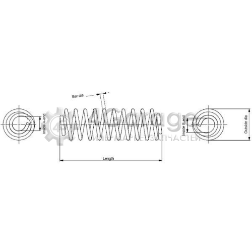 MONROE SP3246 Пружина ходовой части MONROE OESpectrum SPRINGS