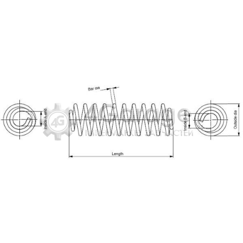 MONROE SP3267 Пружина ходовой части MONROE OESpectrum SPRINGS